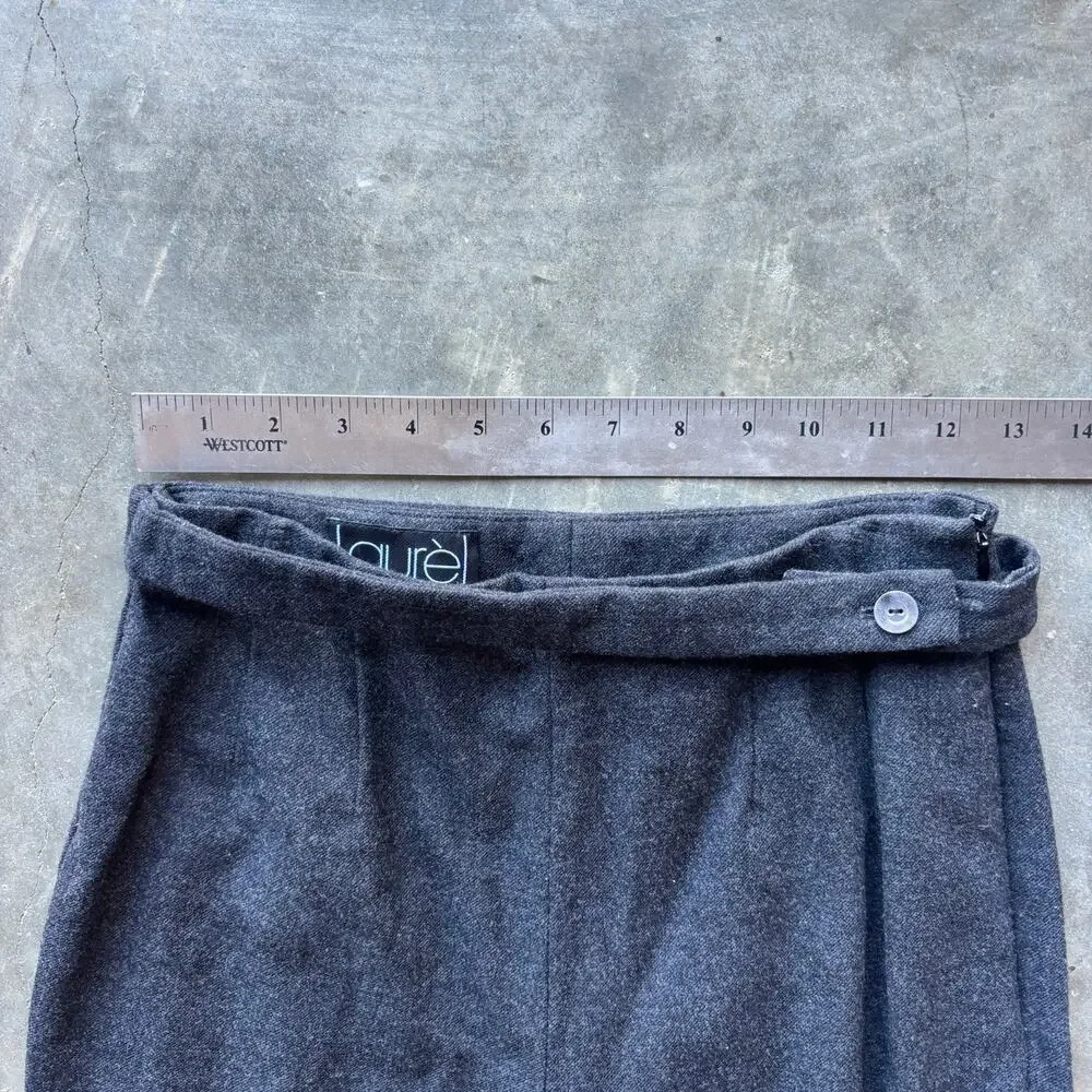 Laurel Dress Pants Women's Size 36 Gray Wool Blend RN 61891 - Picture 5 of 13